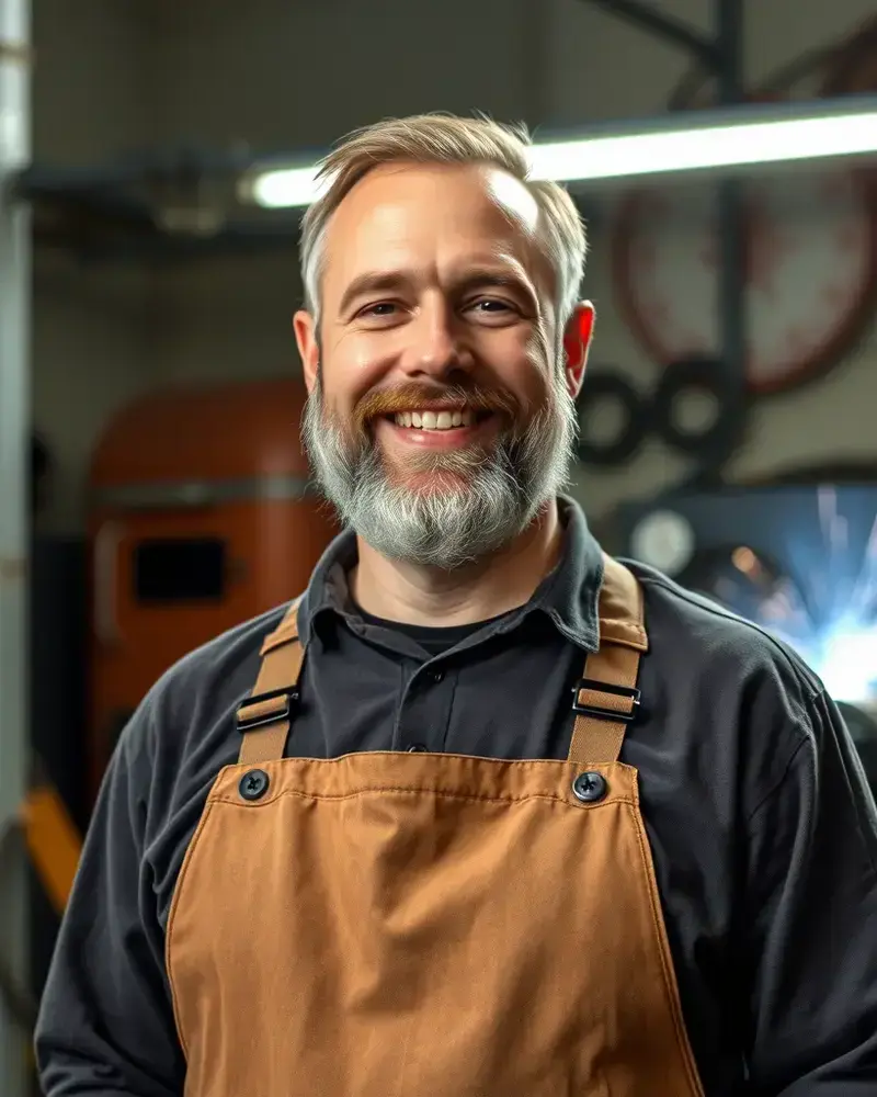 B & M Muffler owner with years of welding experience